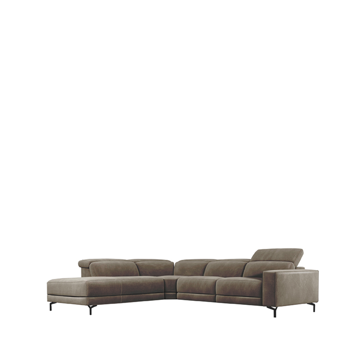 Bank Reza Bruin Taupe - Cosmo - LABEL51