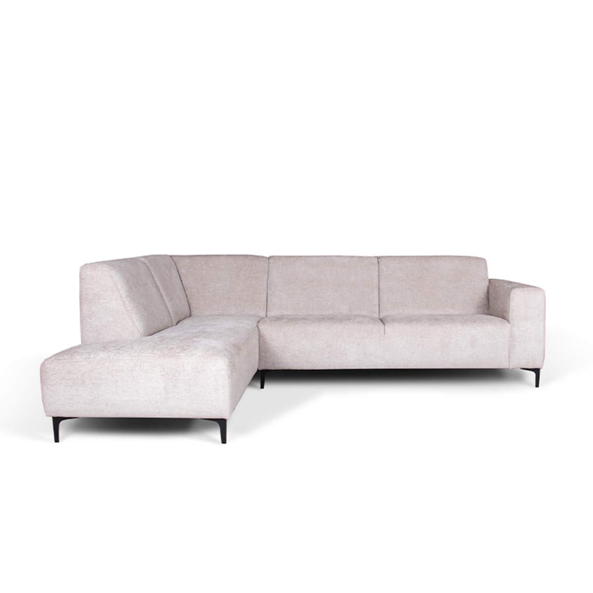 Hoekbank Tessa Crème Beige - Stof - Sevn