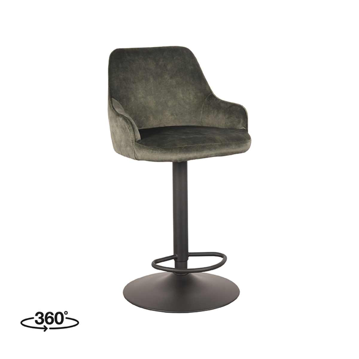 Barkruk Fender Groen Hunter - Velours - LABEL51