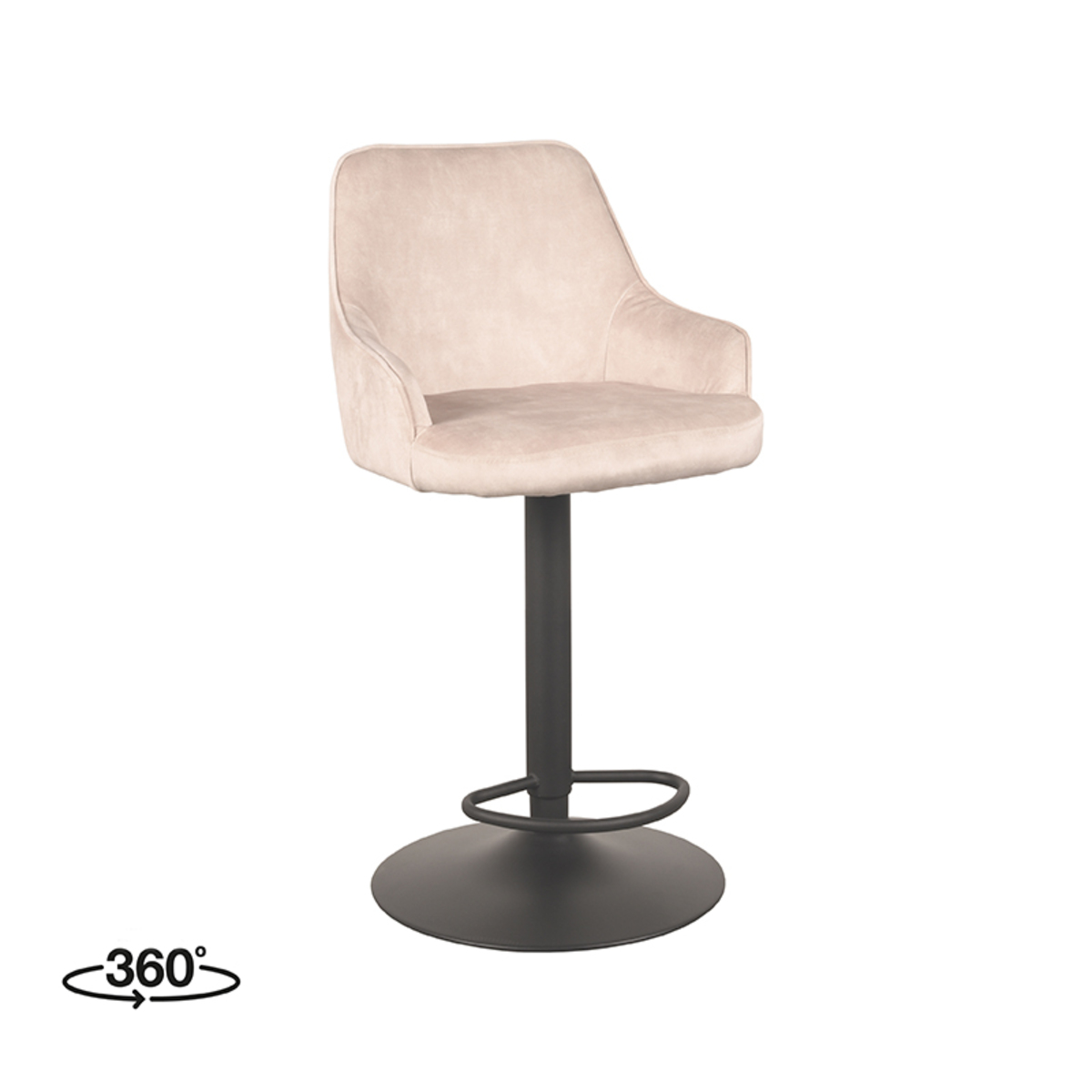 Barkruk Fender Naturel - Velours - LABEL51