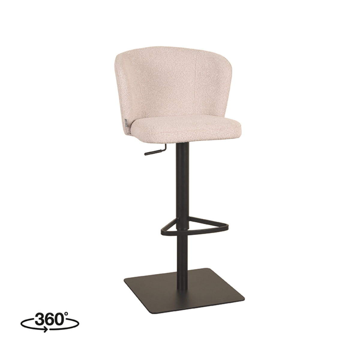 Barkruk Wave Naturel - Boucle - LABEL51