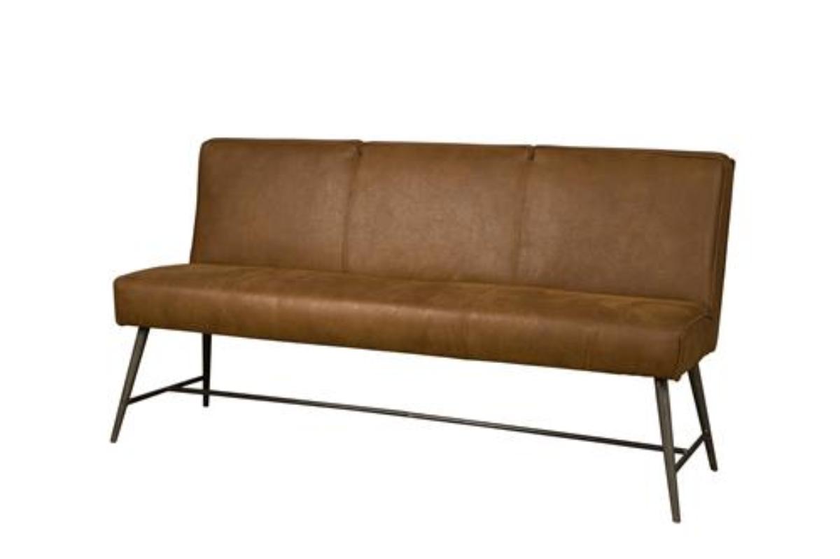 Eetkamerbank Belmonte Bruin Cognac - Stof - DOK 2 Rustique