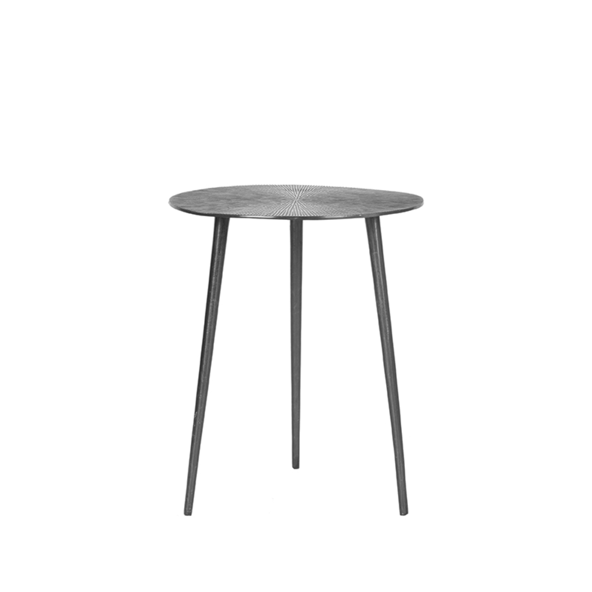Bijzettafel Nobby Grijs Antiek ash - Metaal - LABEL51