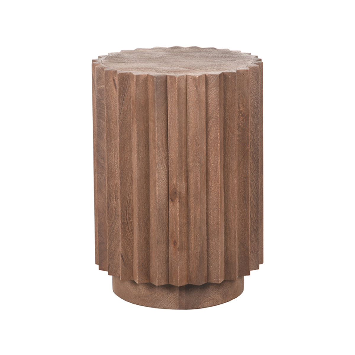 Bijzettafel Novan Bruin Espresso - Mangohout - LABEL51