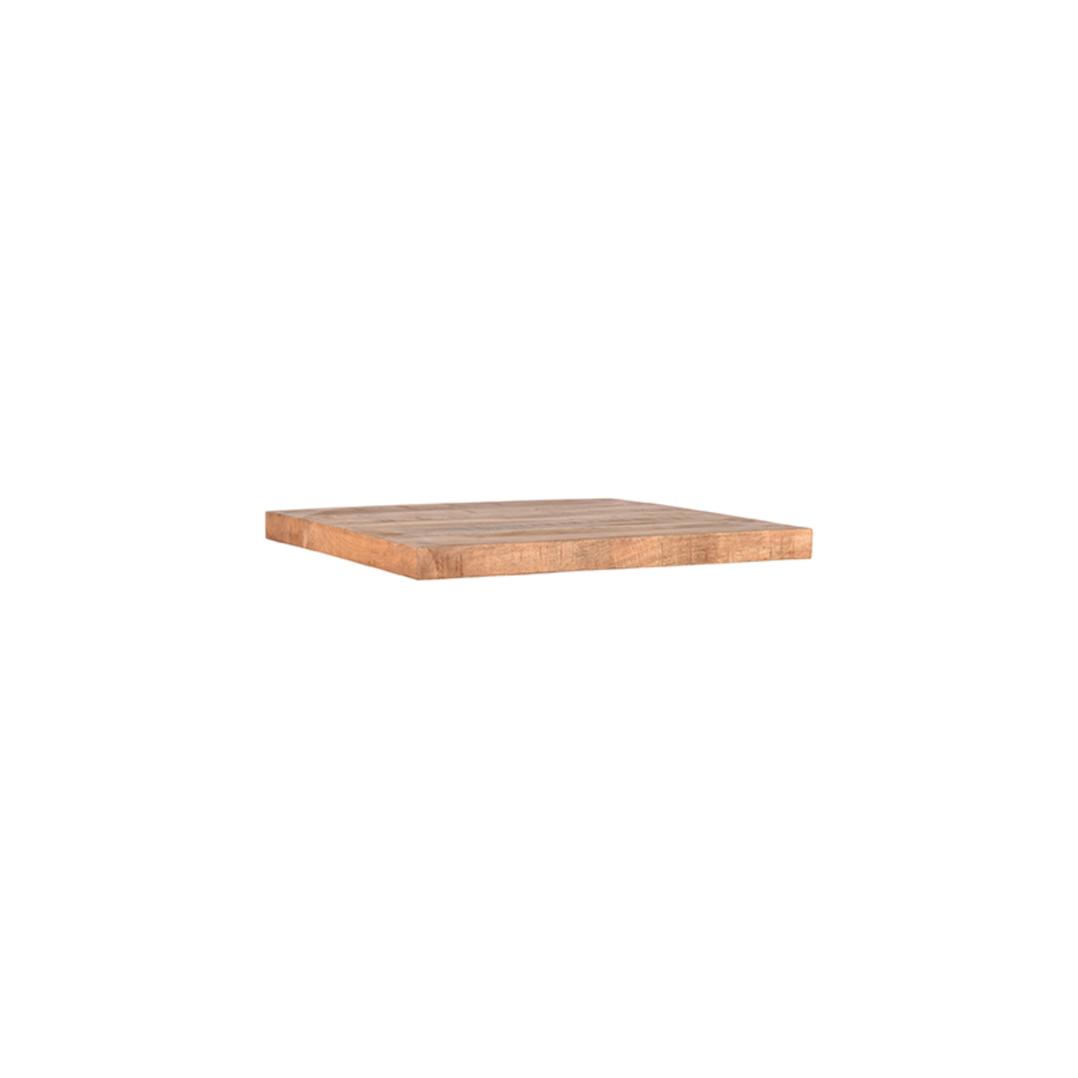 Eetkamertafel Tafelblad Straight Edge Bruin Rough - Mangohout - LABEL51