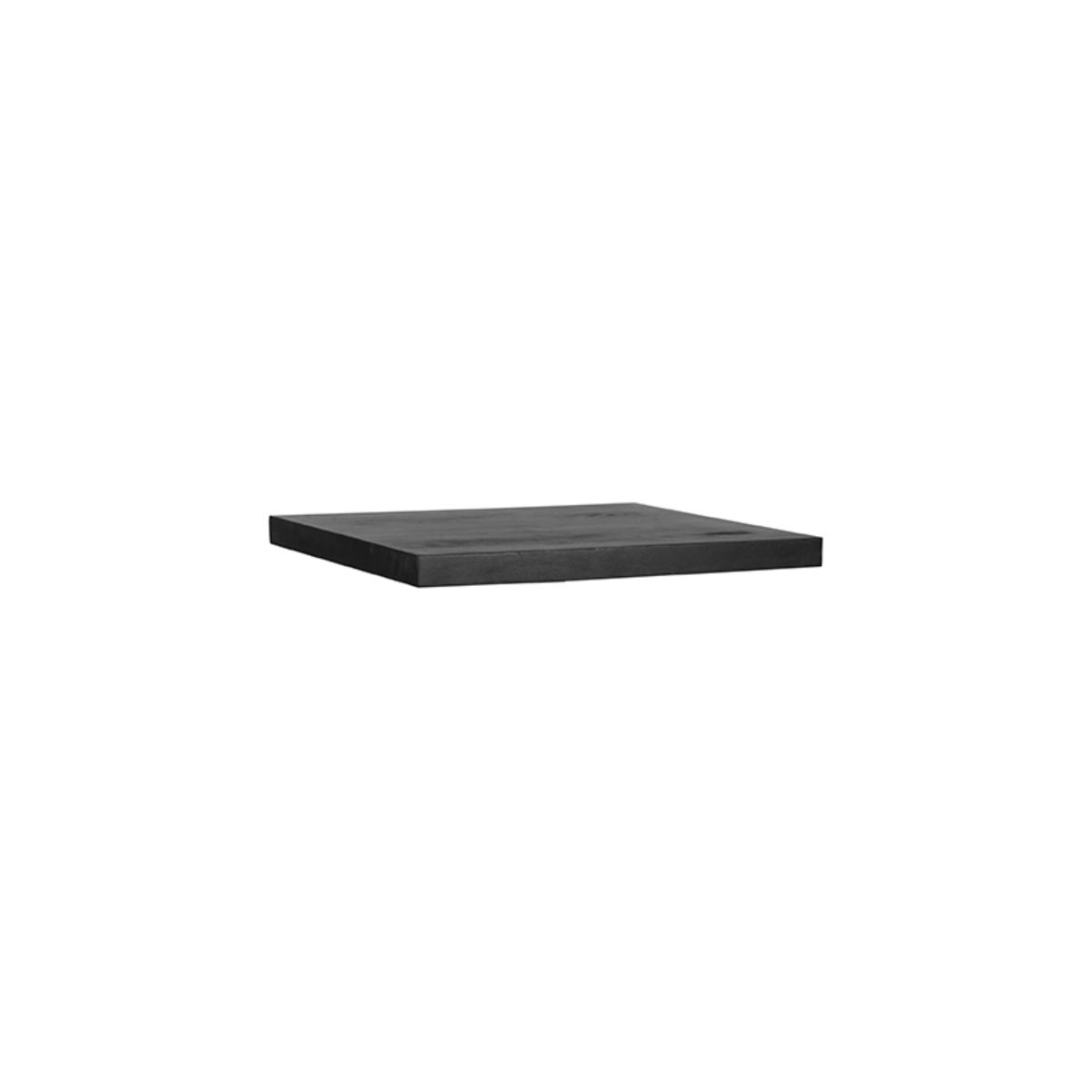 Eetkamertafel Tafelblad Straight Edge Zwart - Mangohout - LABEL51