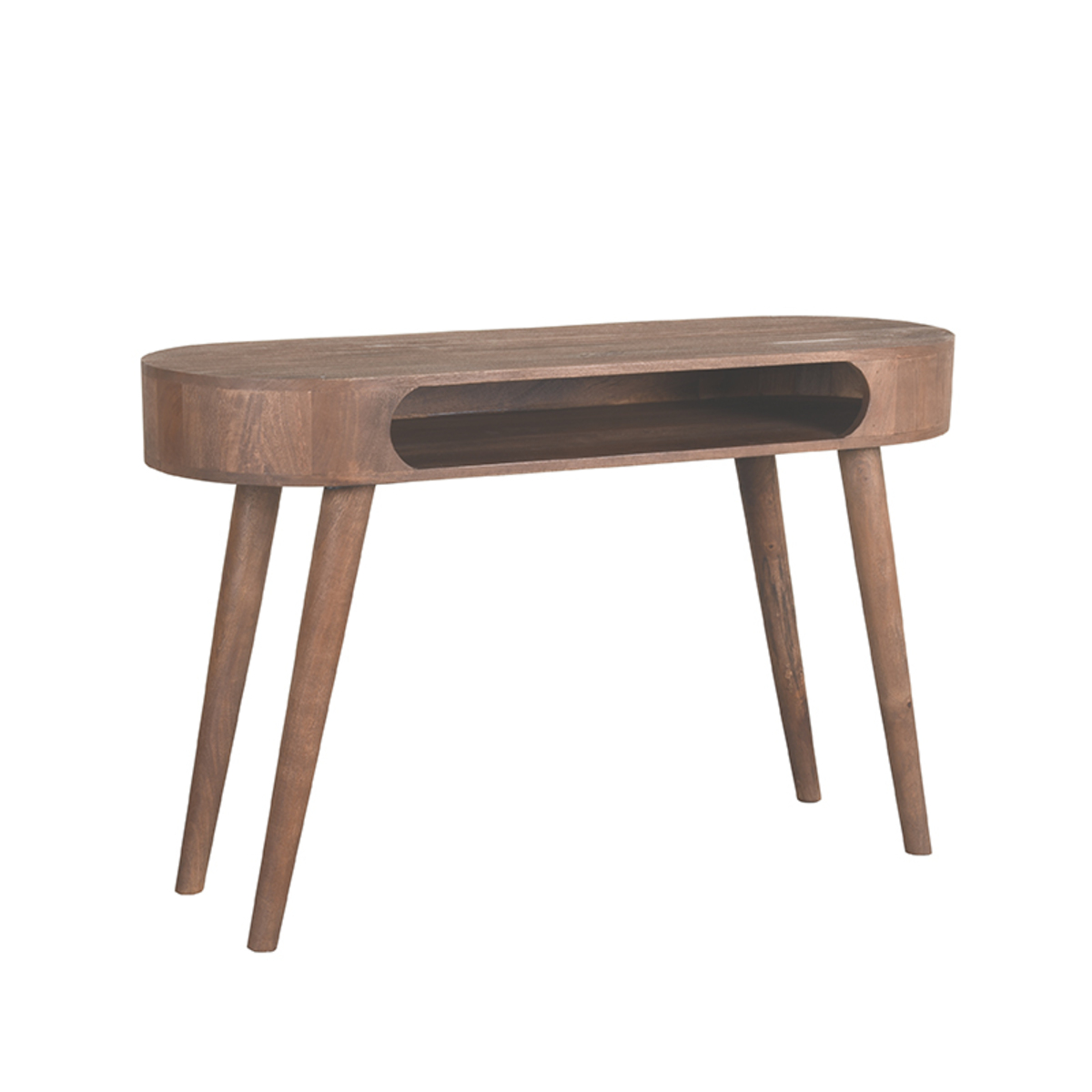 Bureau Bella Bruin Espresso - Mangohout - LABEL51