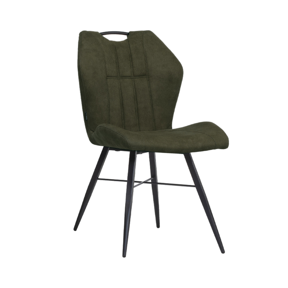 Eetkamerstoel Scala Groen - Microfiber - DOK 2 Essentials