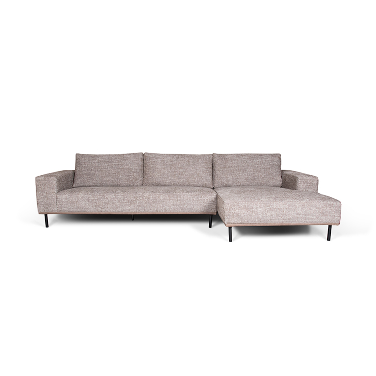 Hoekbank Hector Bruin - Stof - Hoekbank - DOK 2 Essentials