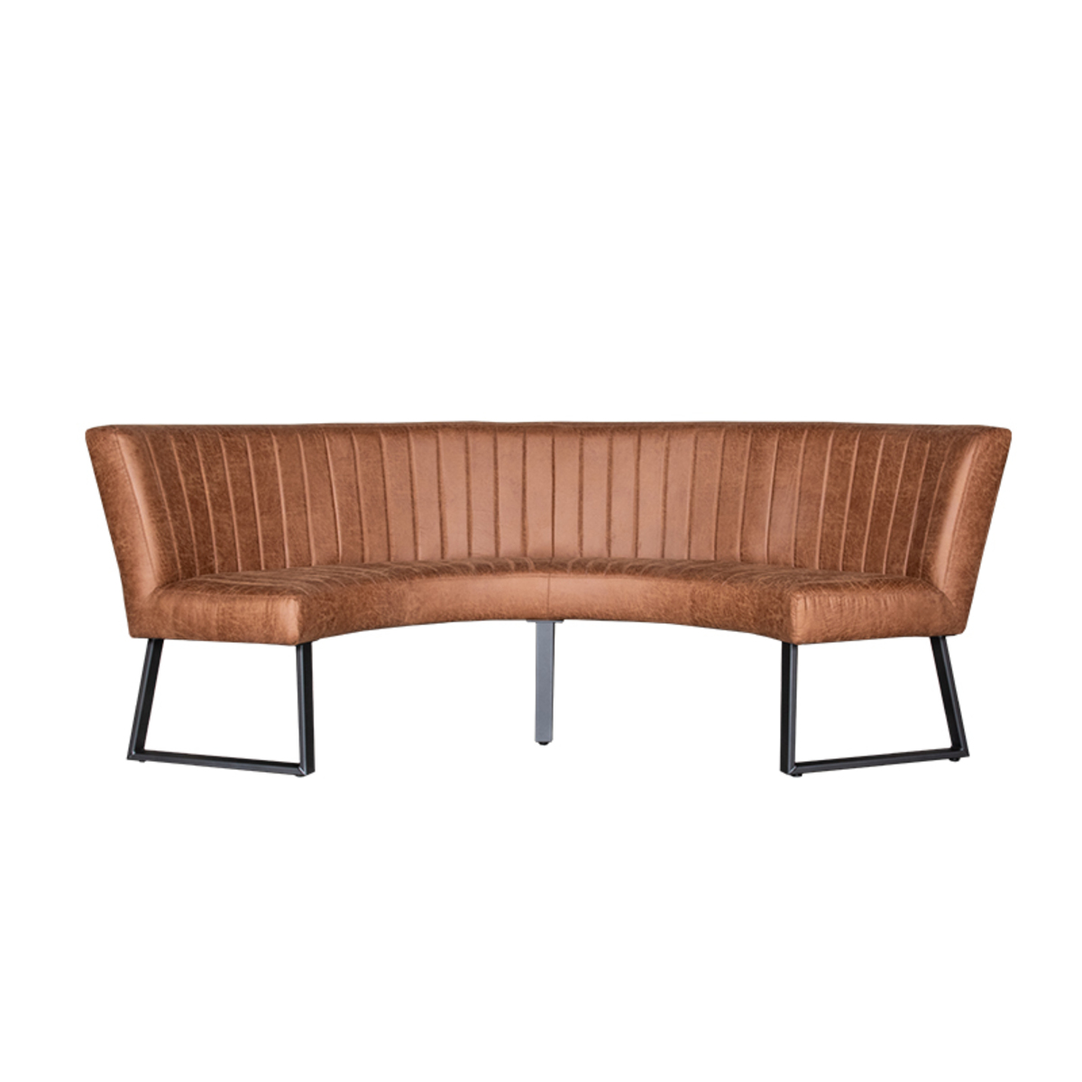 Eetkamerbank Henderson Bruin Cognac - Microfiber - DOK 2 Rustique