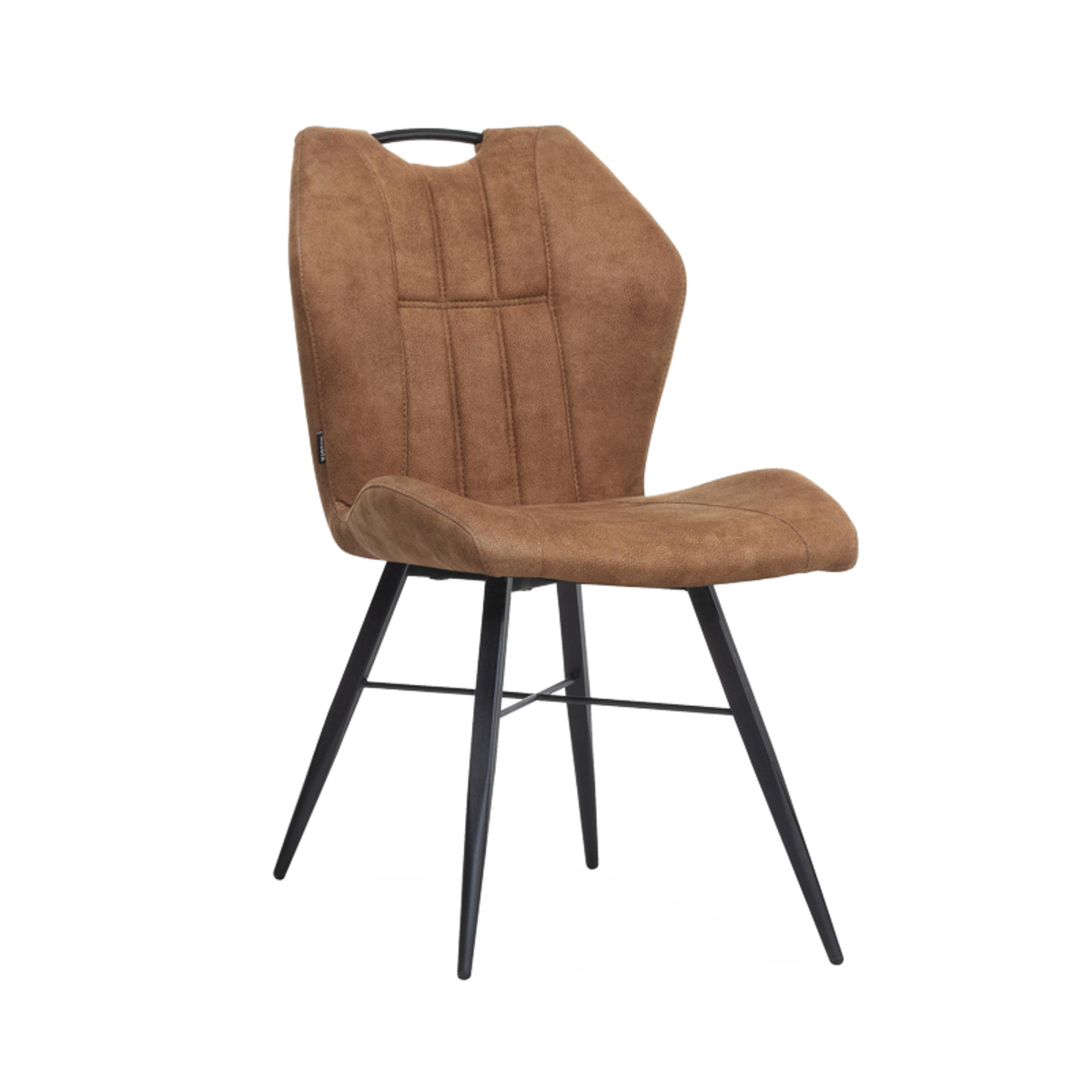 Eetkamerstoel Scala Bruin Cognac - Microfiber - DOK 2 Essentials