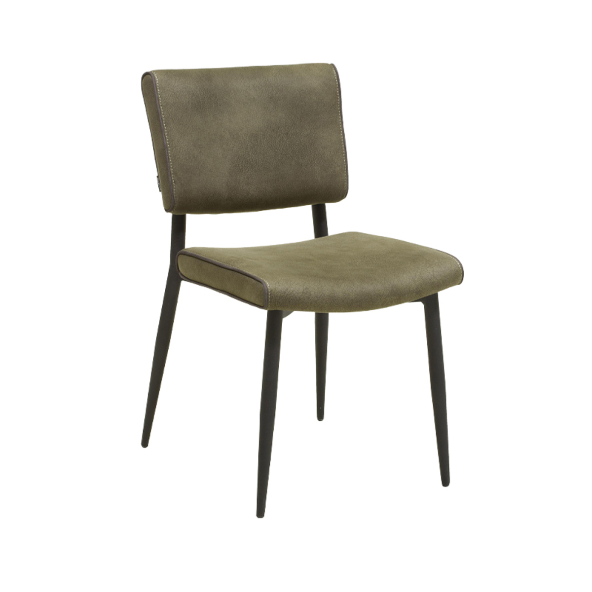 Eetkamerstoel Kensi Groen - Microfiber - DOK 2 Essentials