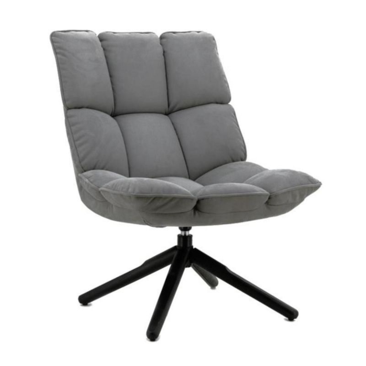 Fauteuil Daan Grijs Antraciet - Stof - Eleonora