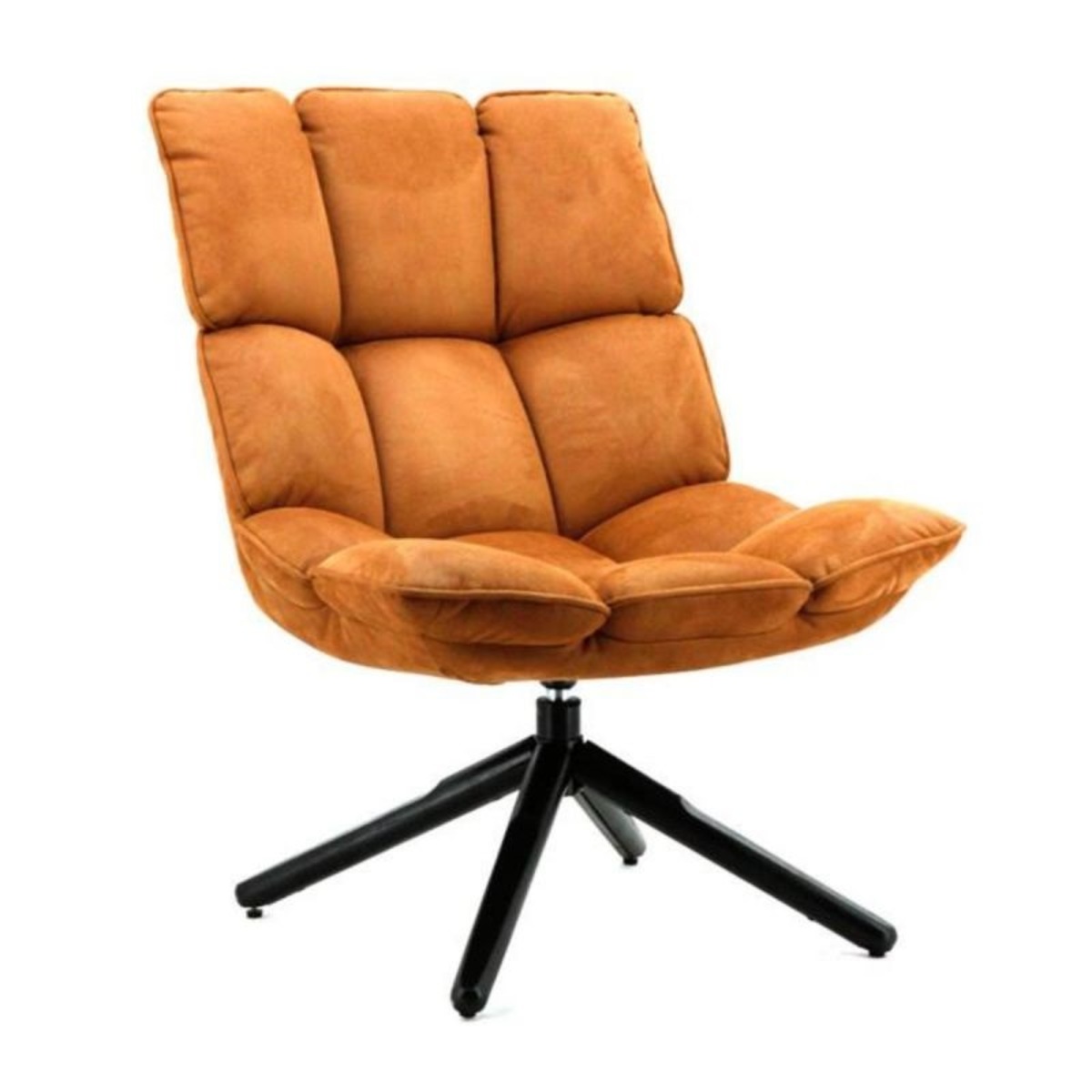 Fauteuil Daan Bruin Cognac - Stof - Eleonora