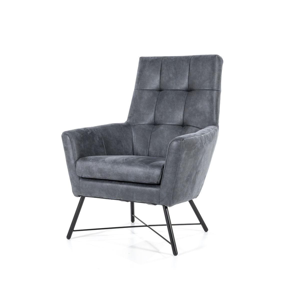 Fauteuil Dea Blauw - Microleder - Sevn