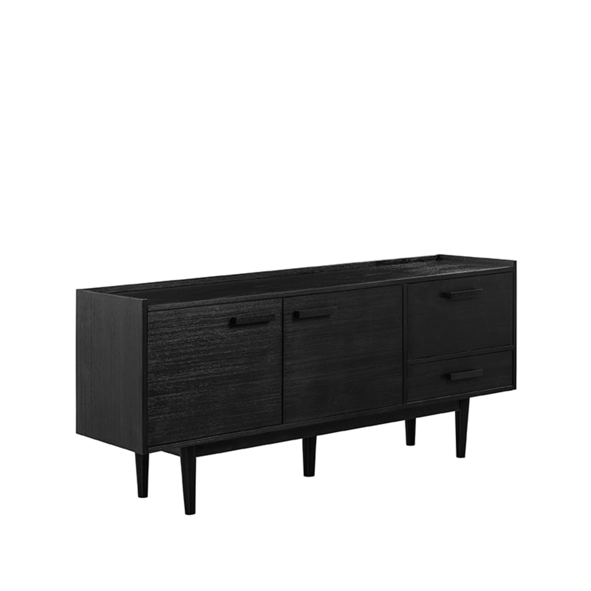 Dressoir Cali Zwart - Acaciahout - LABEL51