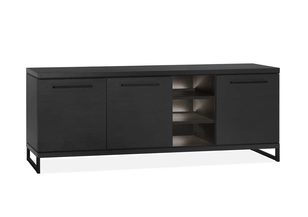 Dressoir Firenze Zwart - Hout - DOK 2 Essentials