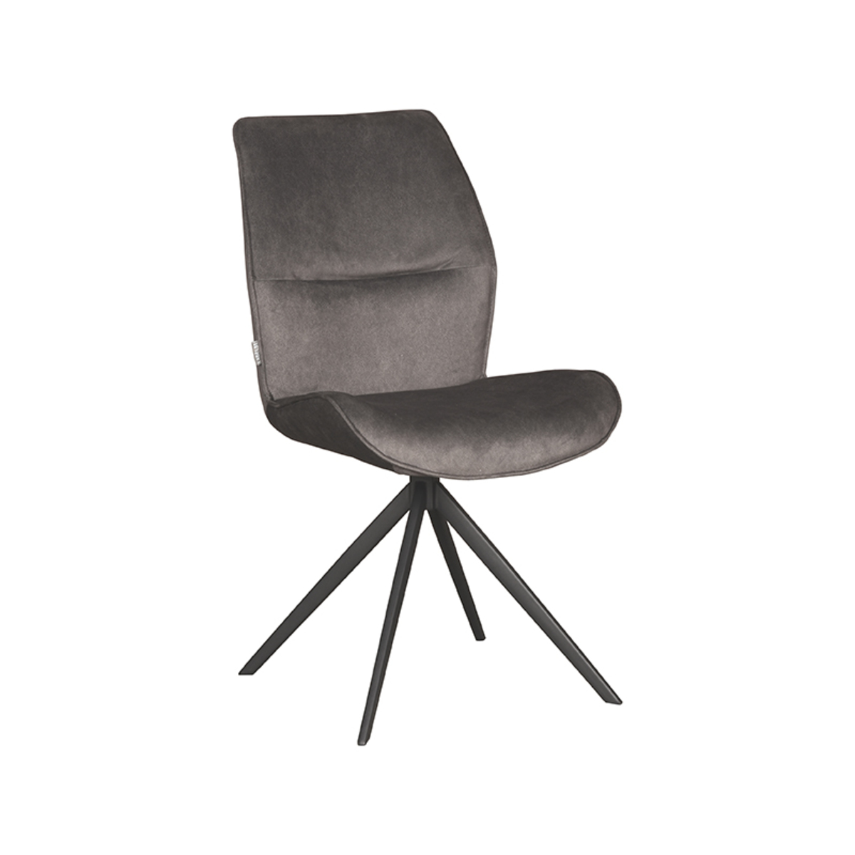 Eetkamerstoel Comfy Grijs Antraciet - Cosmo - LABEL51