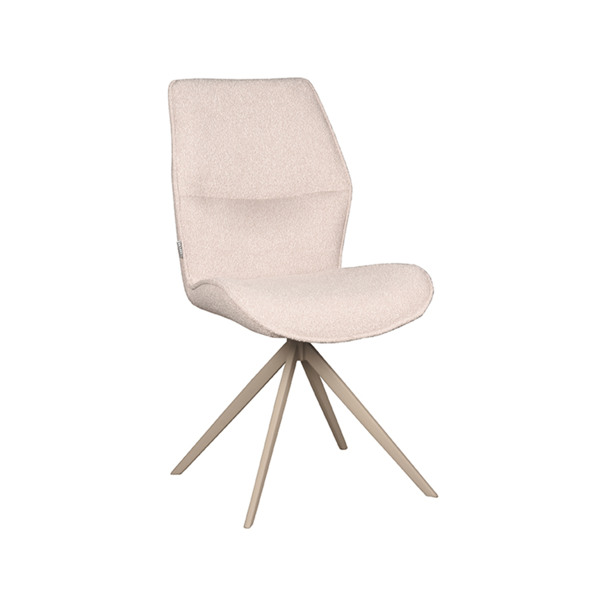 Eetkamerstoel Comfy Naturel - Boucle - LABEL51
