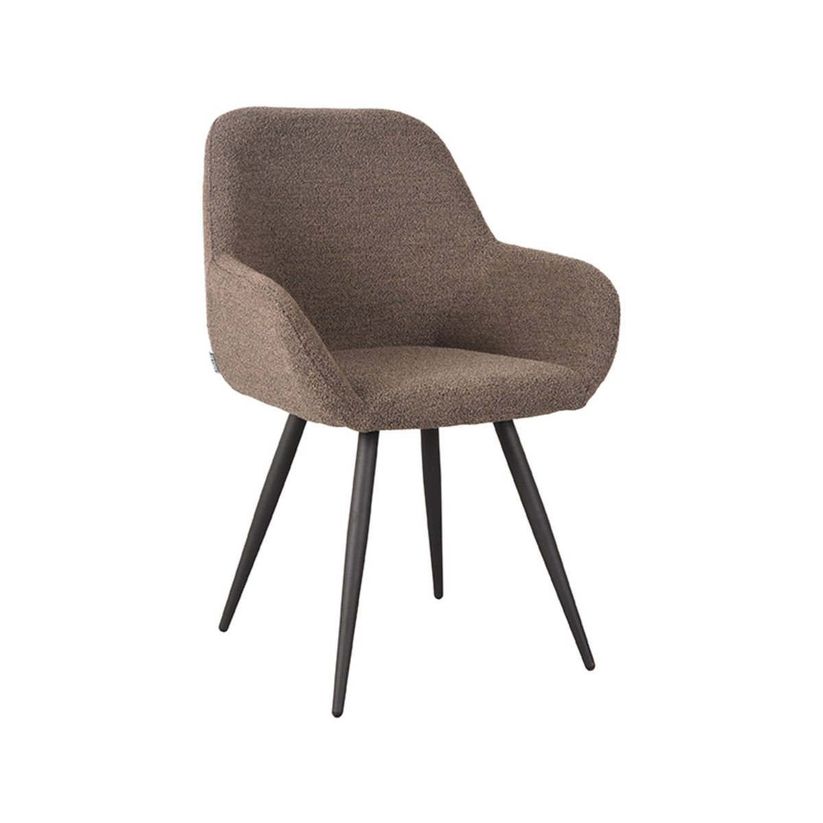 Eetkamerstoel Fender Bruin - Boucle - LABEL51