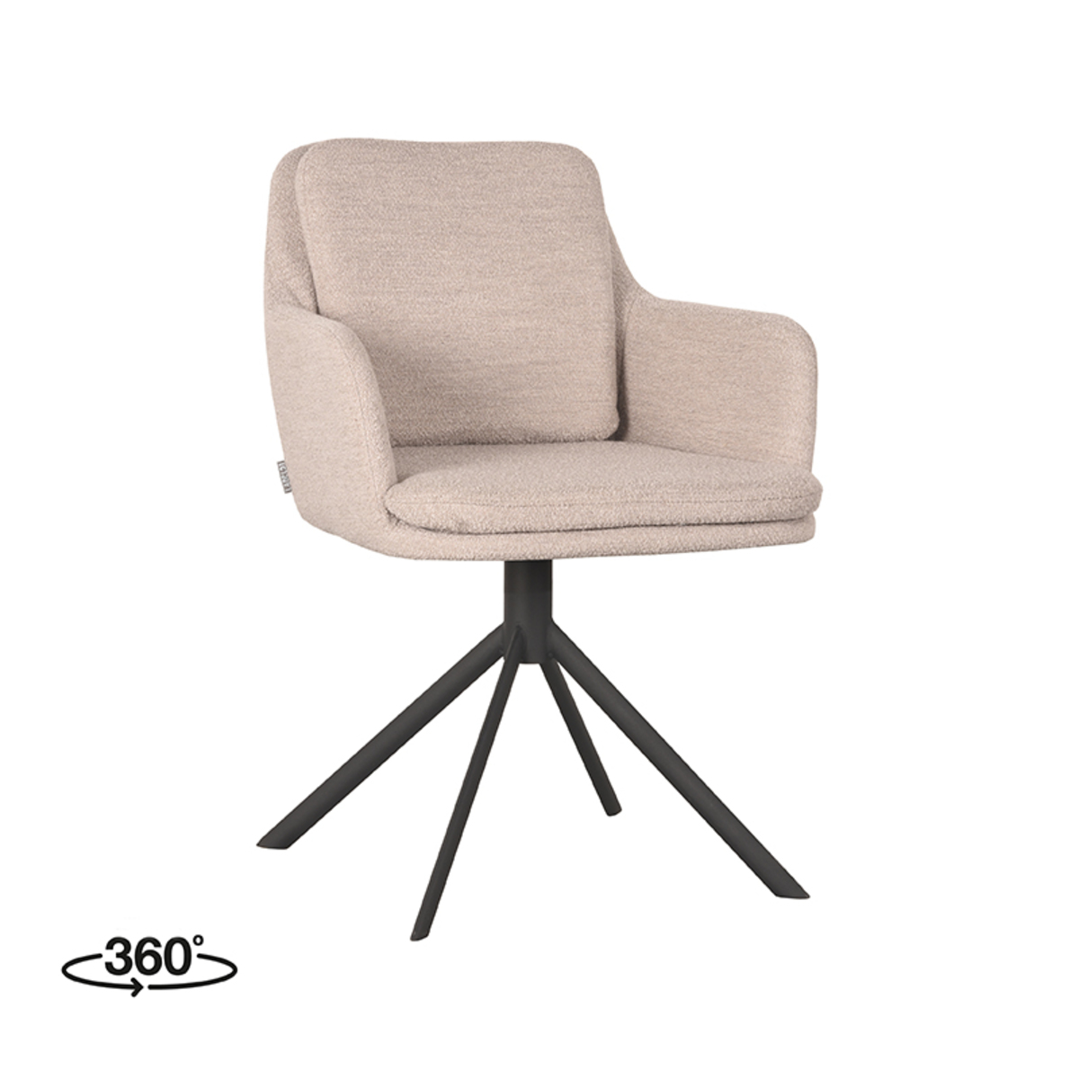 Eetkamerstoel Joy Naturel - Boucle - LABEL51