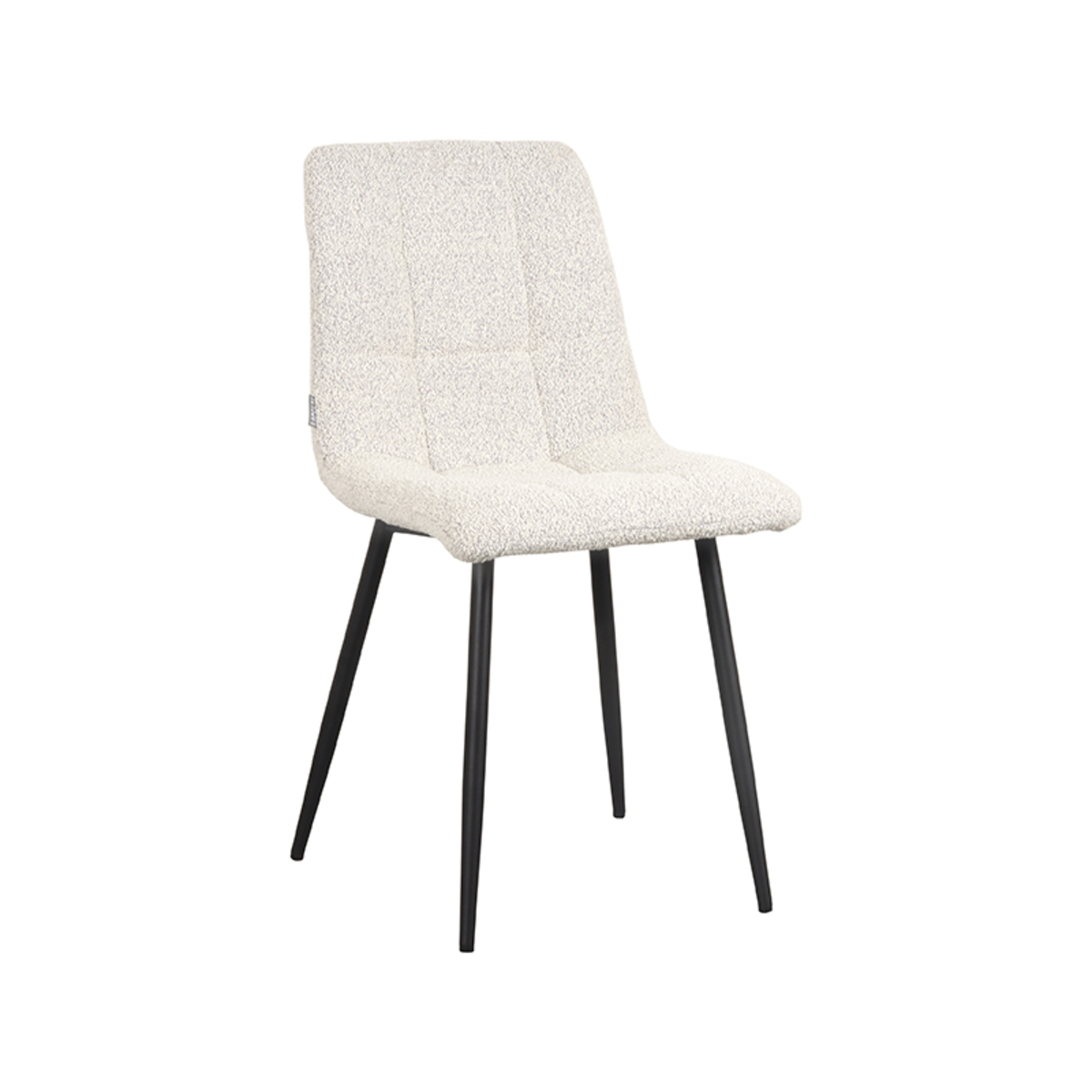 Eetkamerstoel Juul Wit - Boucle - LABEL51