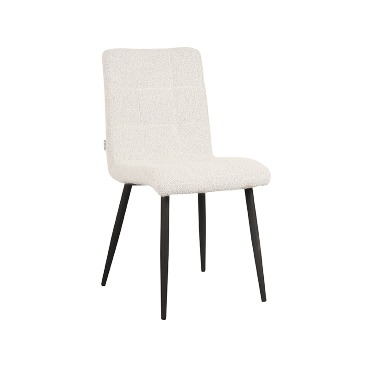 Eetkamerstoel Sam Naturel Wit - Boucle - LABEL51