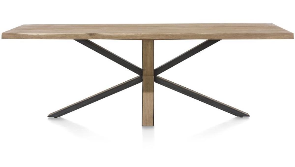 Eetkamertafel Ovada Bruin - Eiken - Happy at Home
