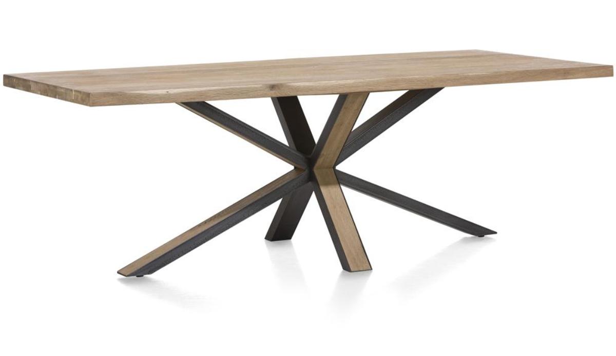 Eetkamertafel Ovada Bruin Hout - Eiken - Happy at Home