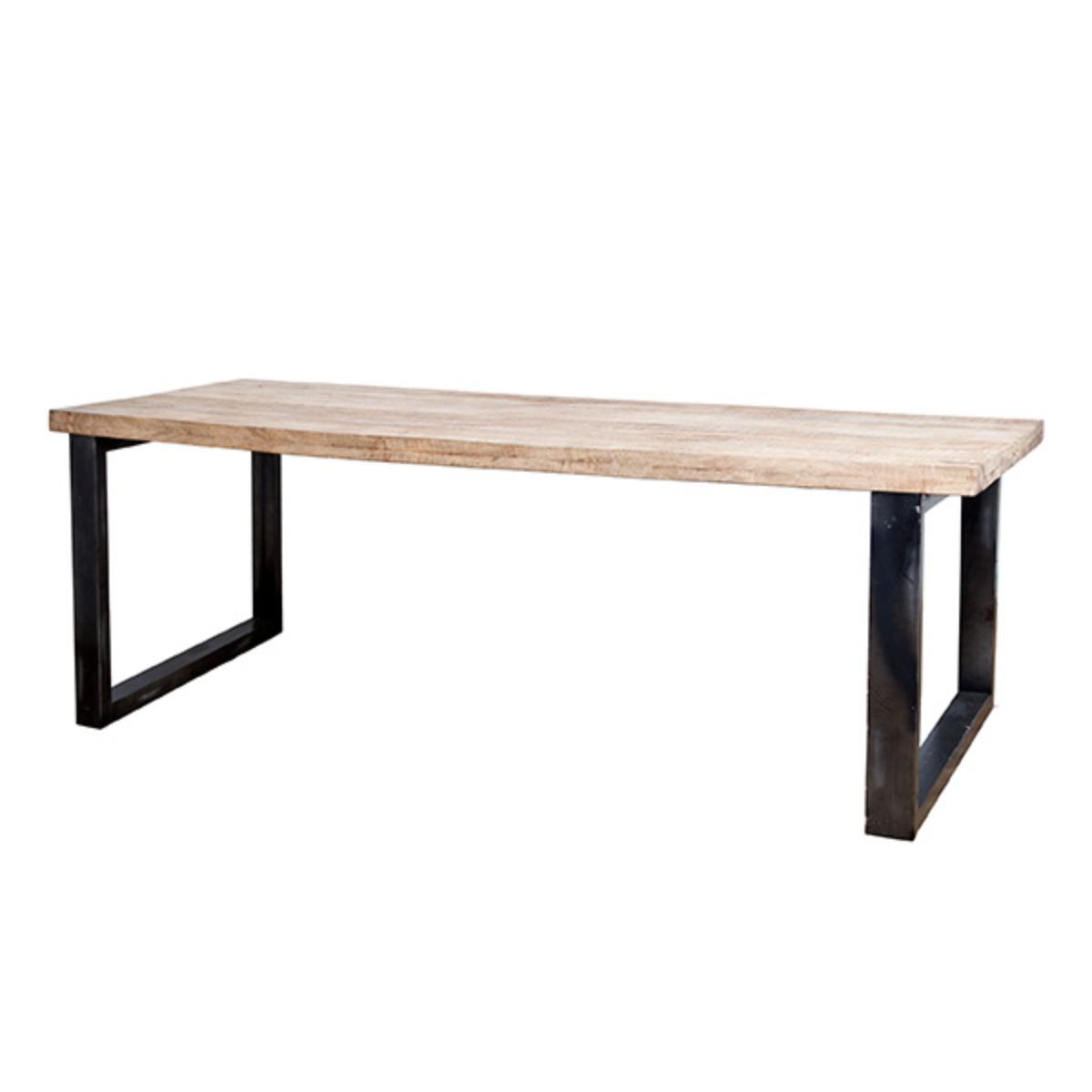 Eetkamertafel Mango Bruin Hout - Mangohout - Eleonora