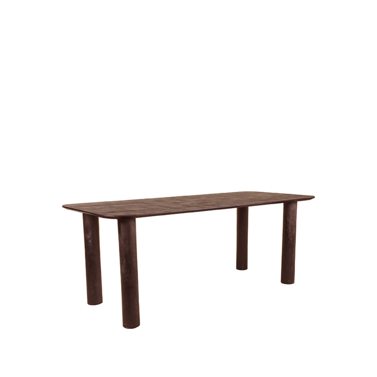 Eetkamertafel Lucy Bruin Espresso - Mangohout - LABEL51