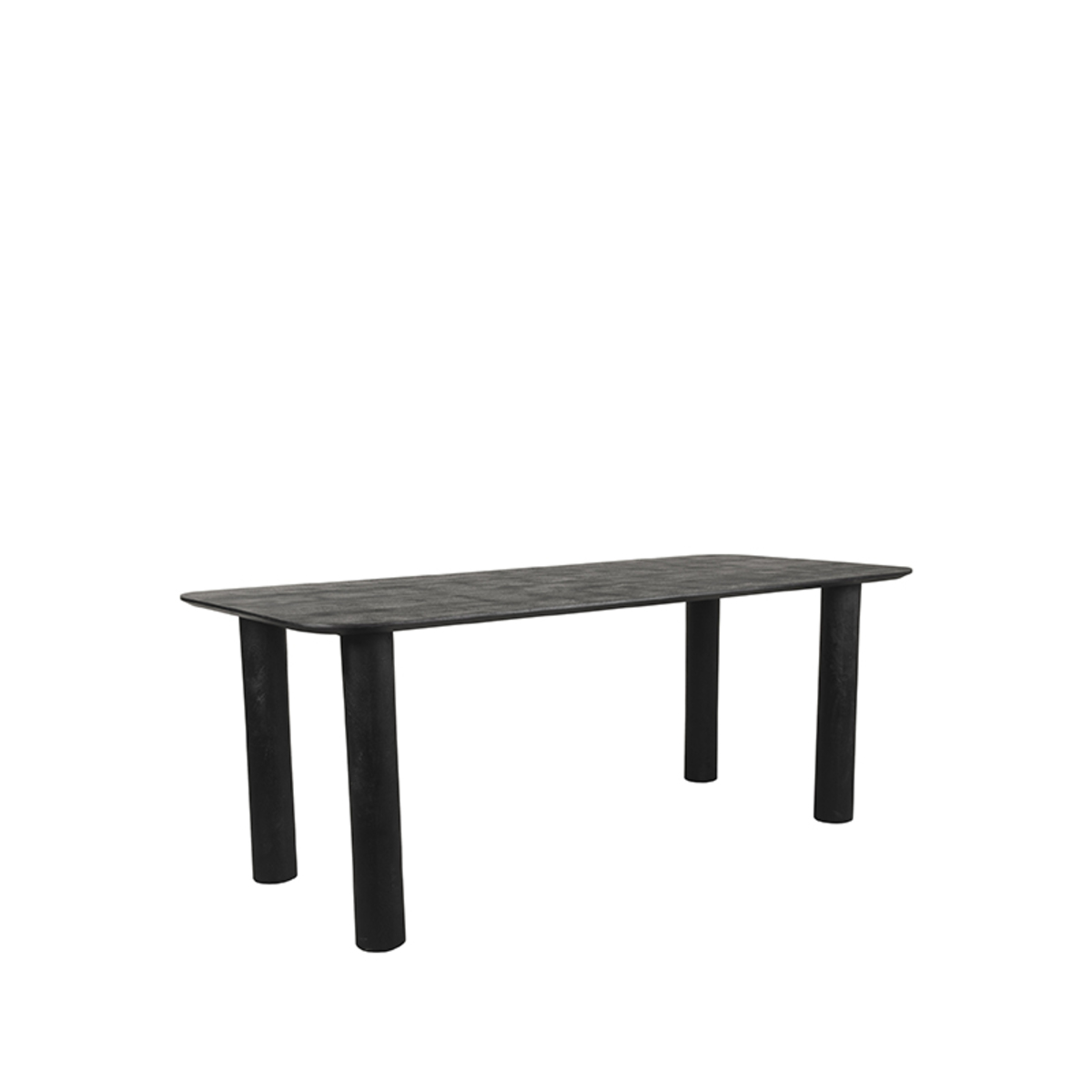 Eetkamertafel Lucy Zwart - Mangohout - LABEL51