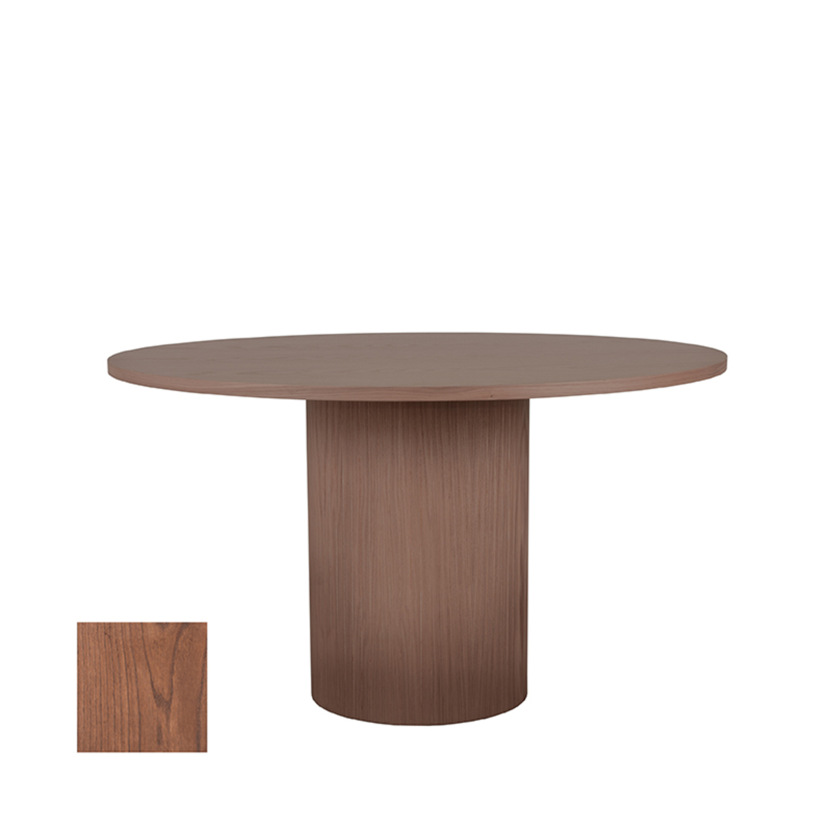 Eetkamertafel Oliva Bruin Walnoot - Eiken - LABEL51