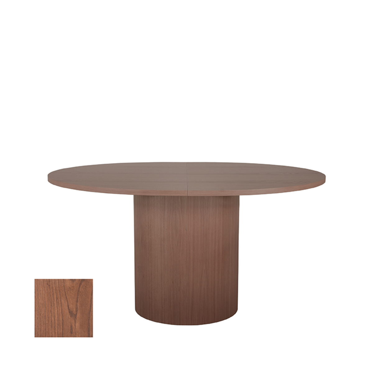 Eetkamertafel Oliva Bruin Walnoot - Eiken - LABEL51