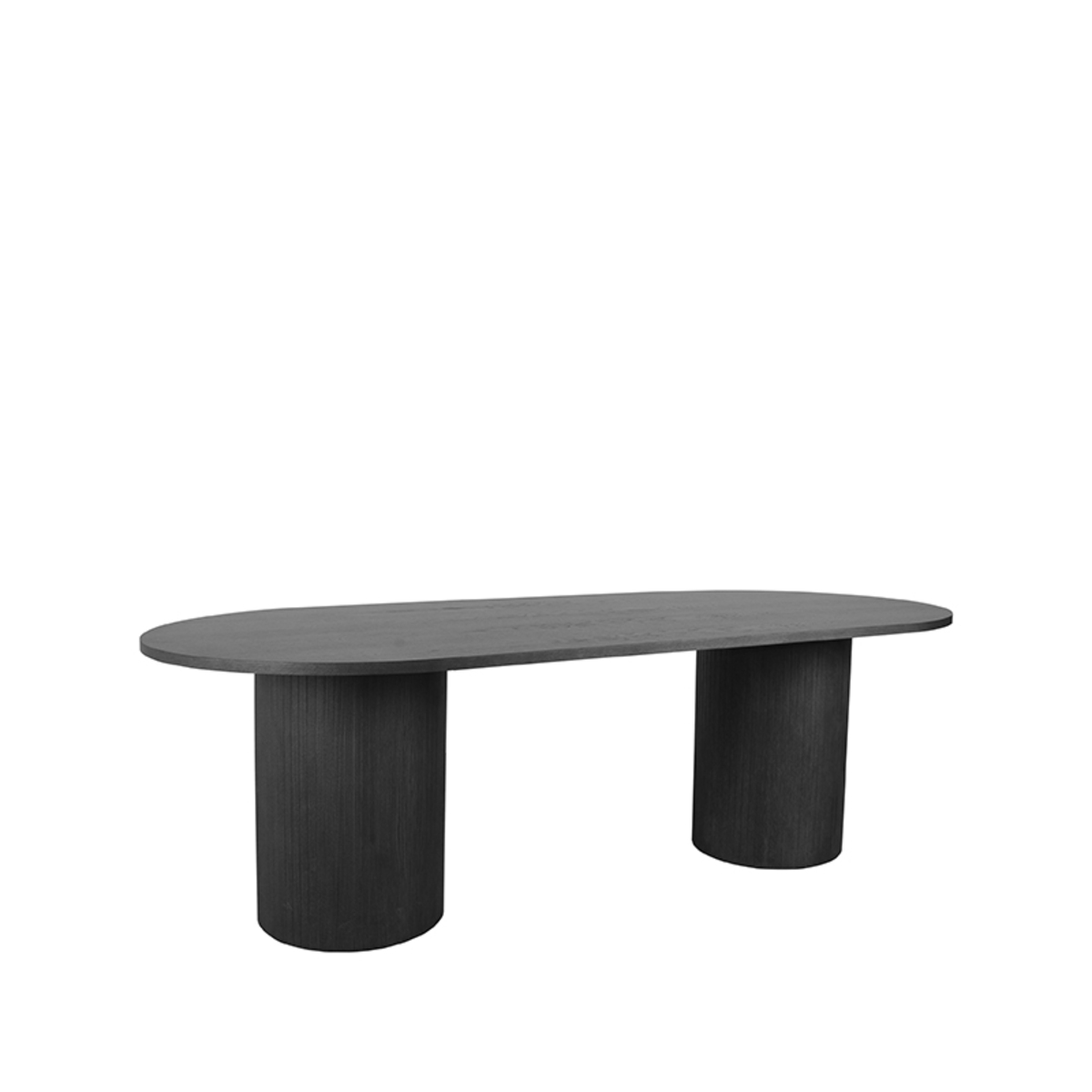 Eetkamertafel Oliva Zwart - Eiken - LABEL51
