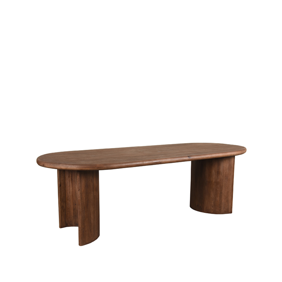 Eetkamertafel Vito Bruin Espresso - Mangohout - LABEL51