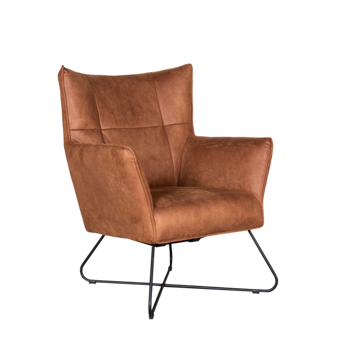 Fauteuil Marlijn Bruin Camel - Microleder - DOK 2