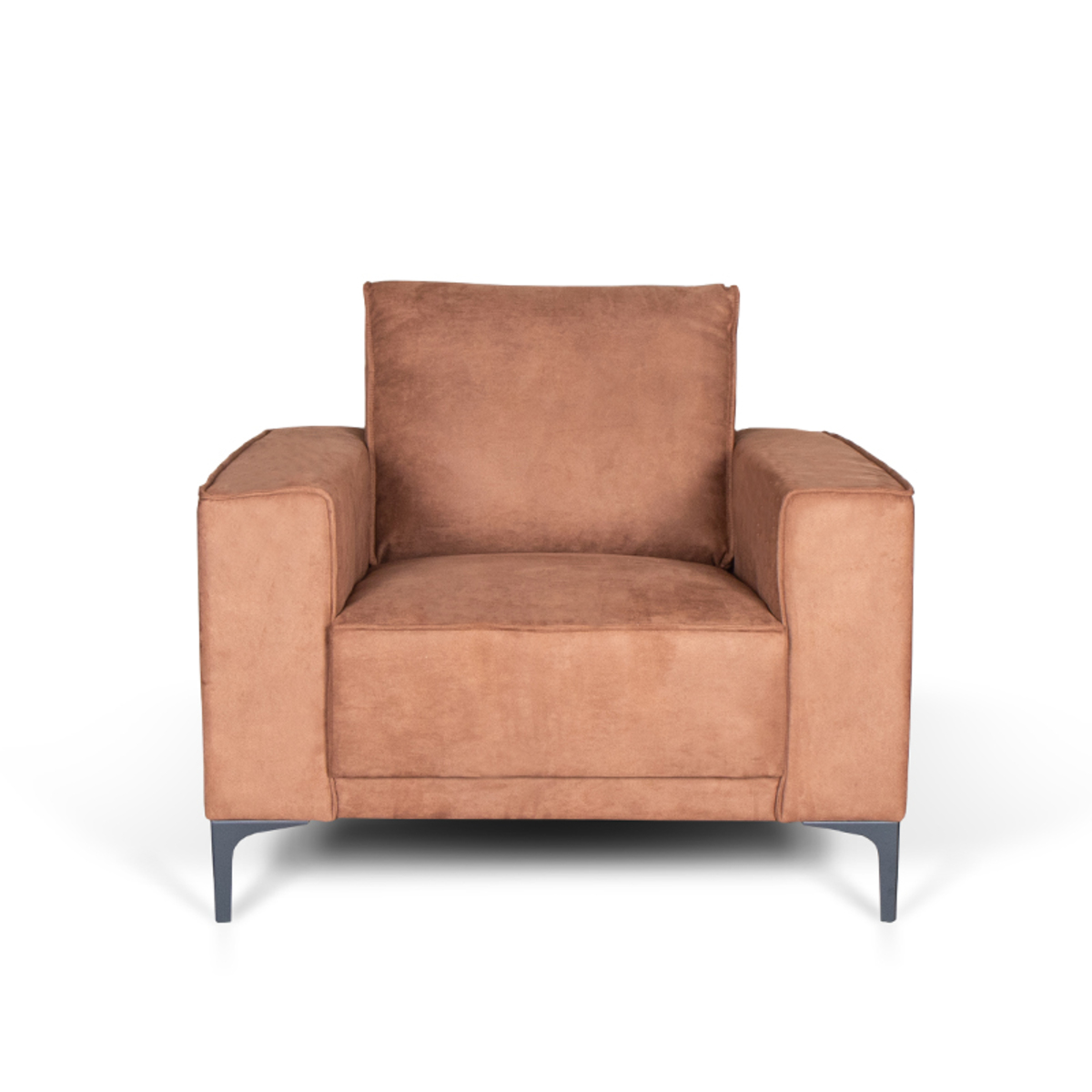 Fauteuil Copenhagen Bruin Cognac - Stof - Fauteuil - DOK 2