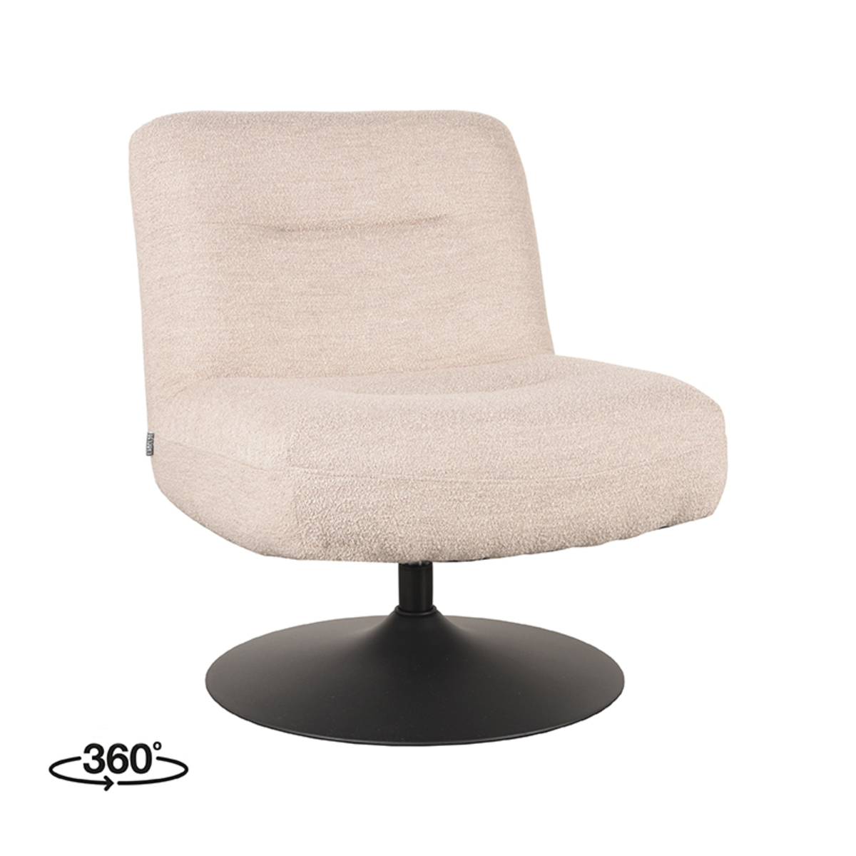 Fauteuil Eli Naturel - Boucle - LABEL51