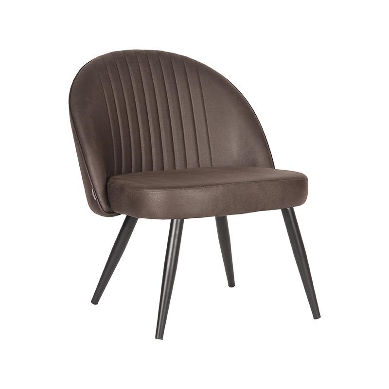 Fauteuil Enzo Grijs Antraciet - Microfiber - LABEL51