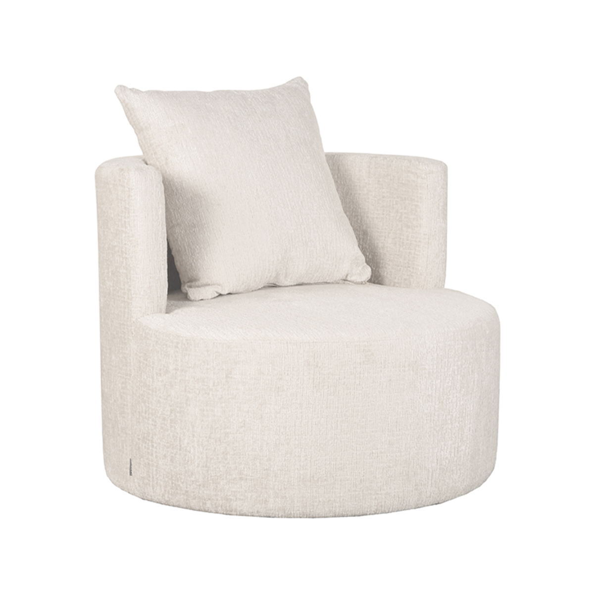 Fauteuil Evy Naturel - Fluweel - LABEL51