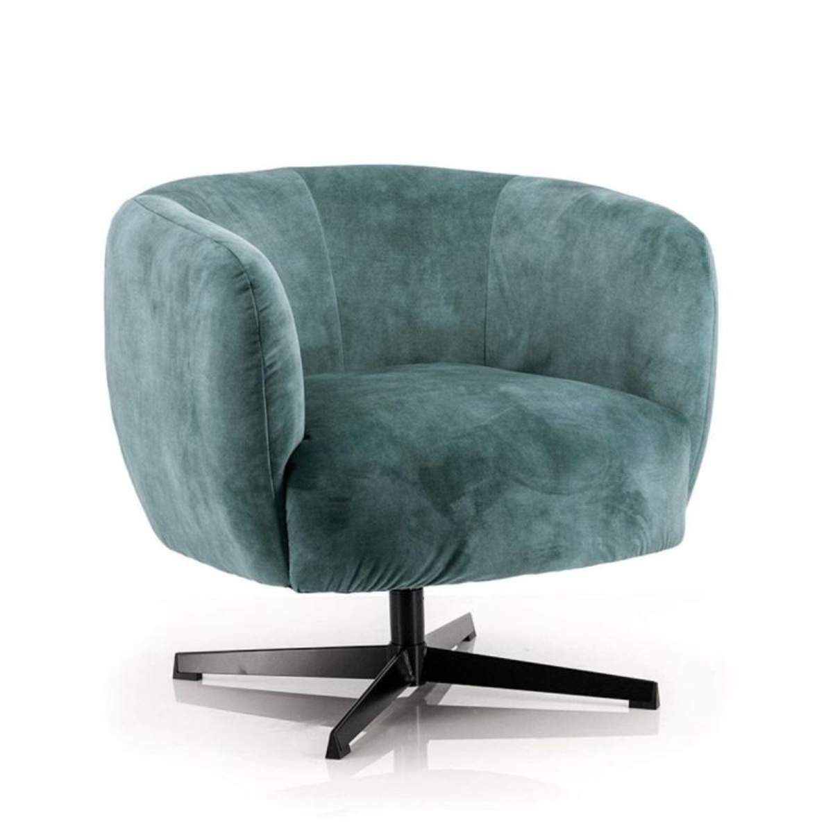Fauteuil Jaimey Blauw - Stof - Eleonora