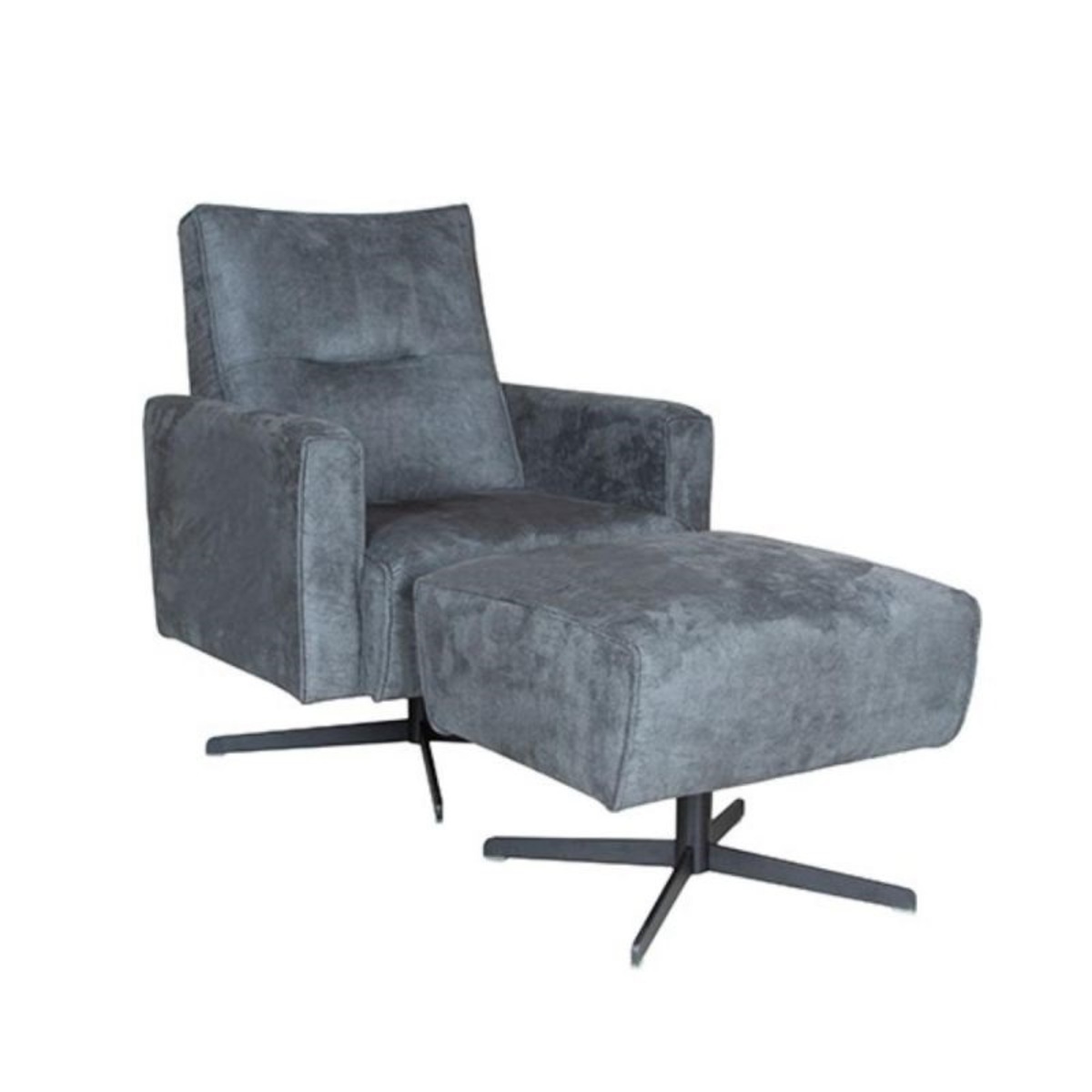 Fauteuil Robert Grijs - Stof - DOK 2
