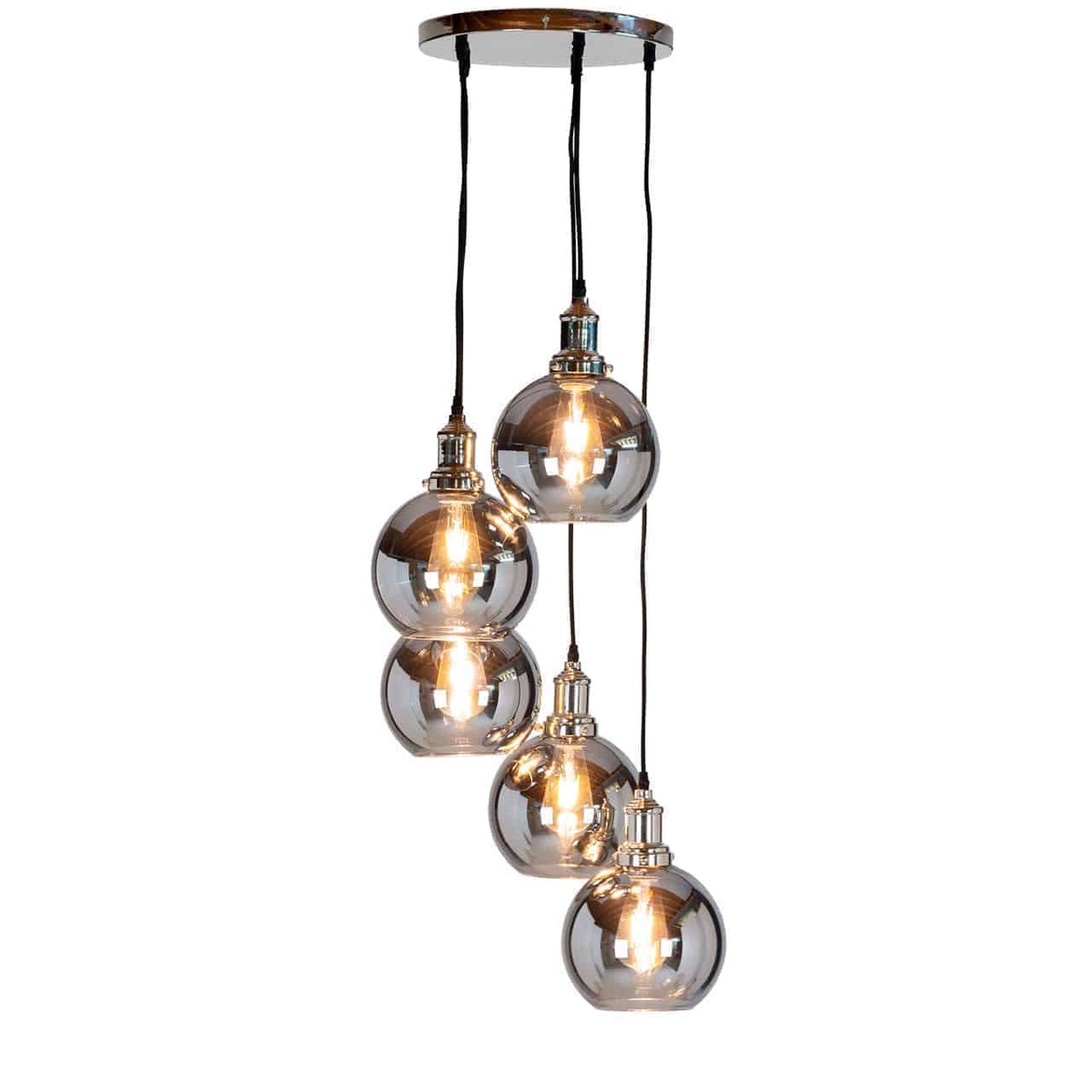 Hanglamp Richmond Decoration Zwart - Metaal - Richmond Interiors