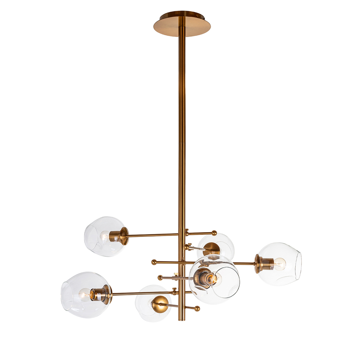 Hanglamp Richmond Decoration Geel Goud - Metaal - Richmond Interiors