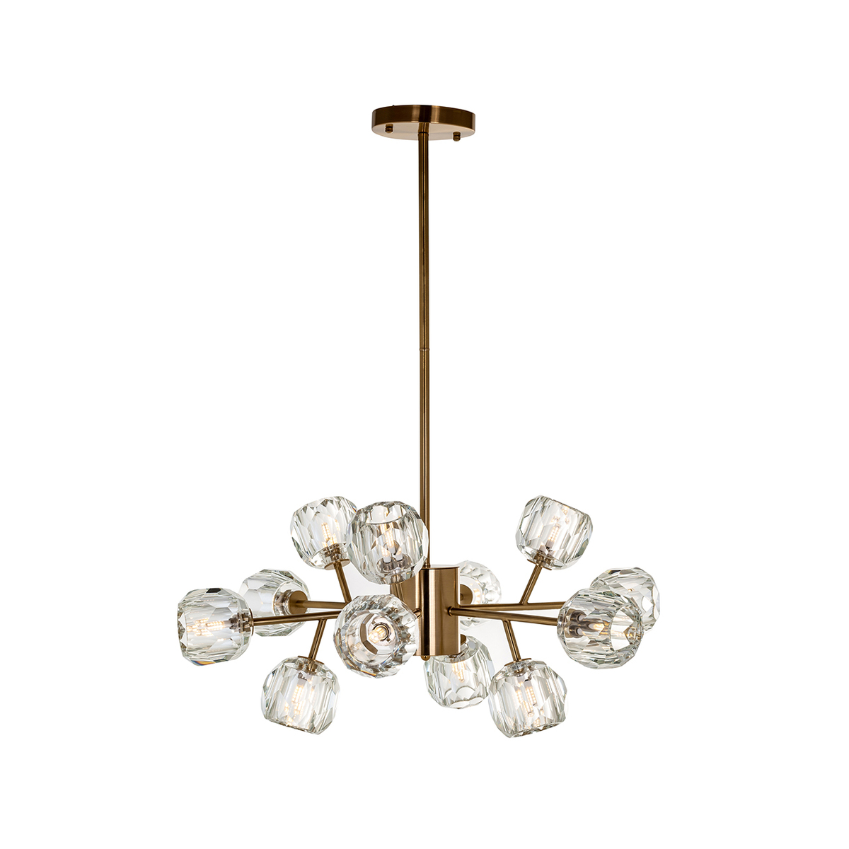 Hanglamp Richmond Decoration Bruin  - Glas - Richmond Interiors