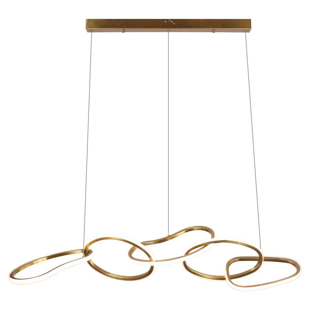 Hanglamp Flyn Geel Goud - Metaal - Richmond Interiors