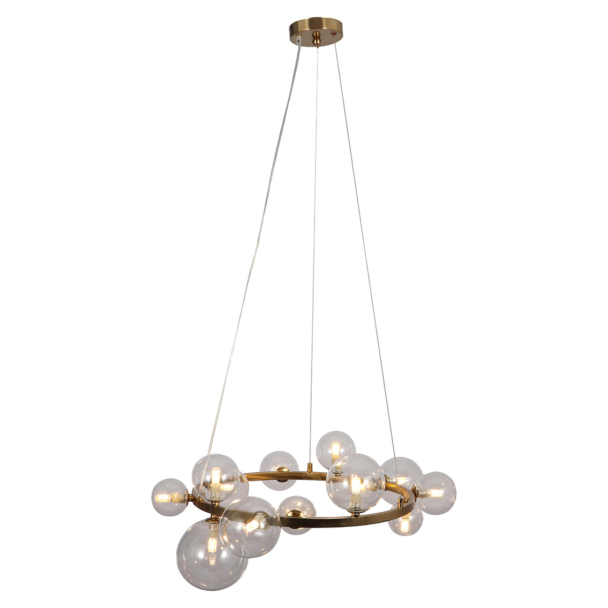 Hanglamp Yosie Geel Goud - Metaal - Richmond Interiors
