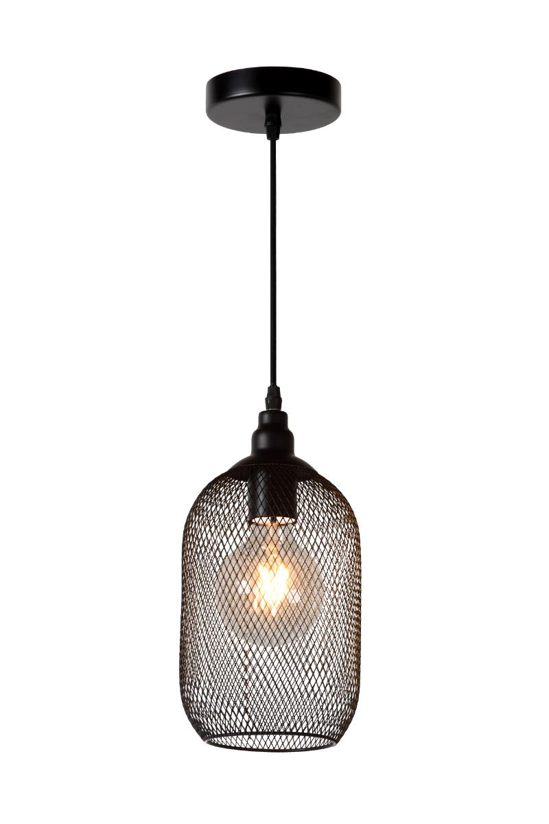 Hanglamp Zwart - Metaal - Lucide