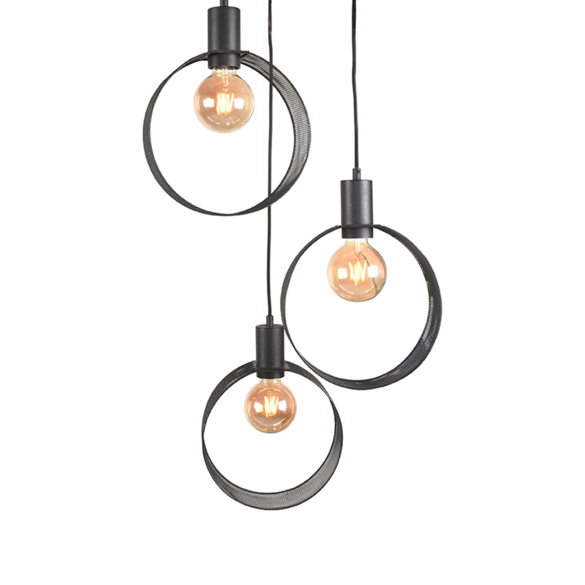 Hanglamp Ronda Zwart - Metaal - LABEL51
